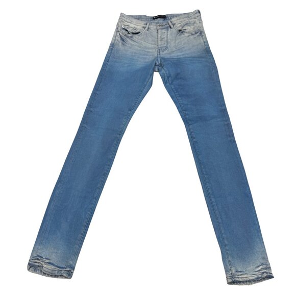 Purple Brand P001-LPBG223 Men's Skinny Ombre Color Distressed Jean Pants Sz 28